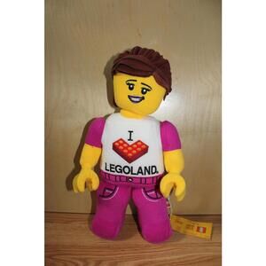 Legoland Girl Exclusive Plush " I Love Legoland" Doll 13" Lovey Toy Souvenir New